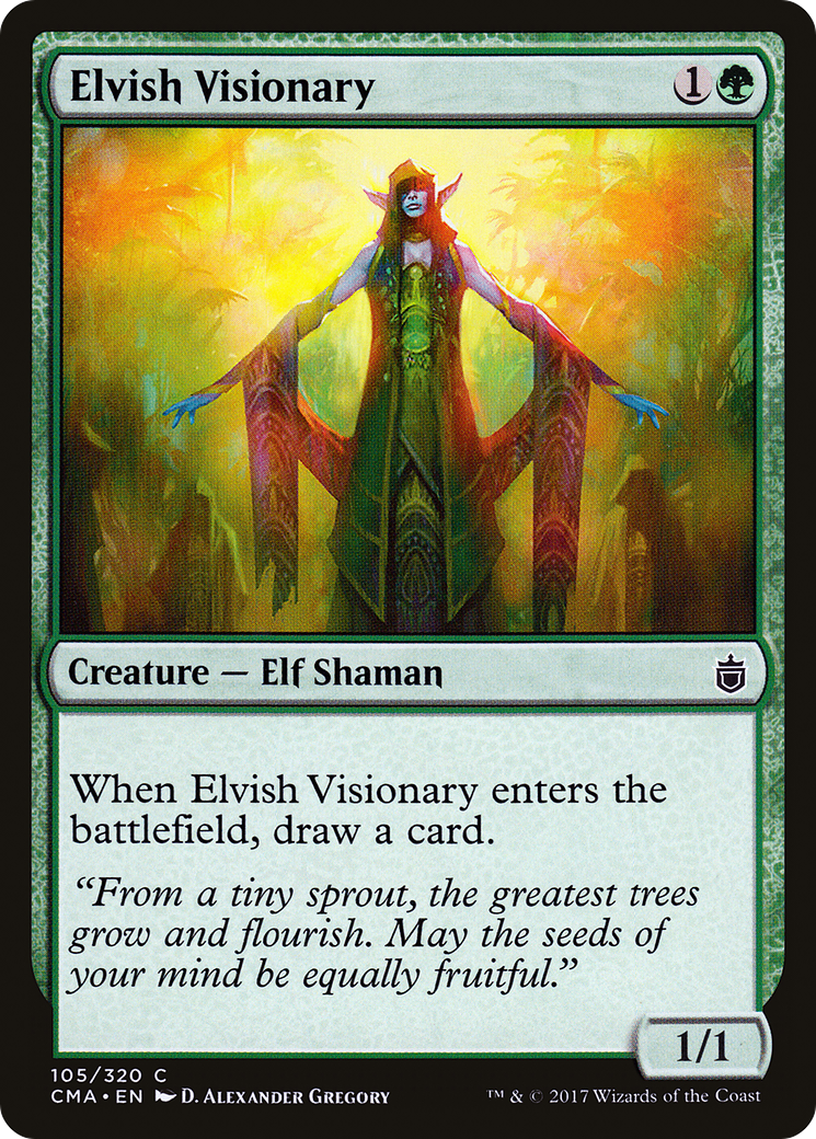 Elvish Visionary [Commander Anthology] | Silver Goblin