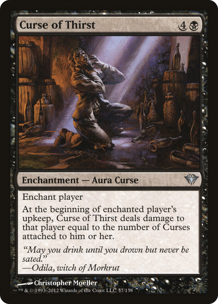 Curse of Thirst [Dark Ascension] | Silver Goblin