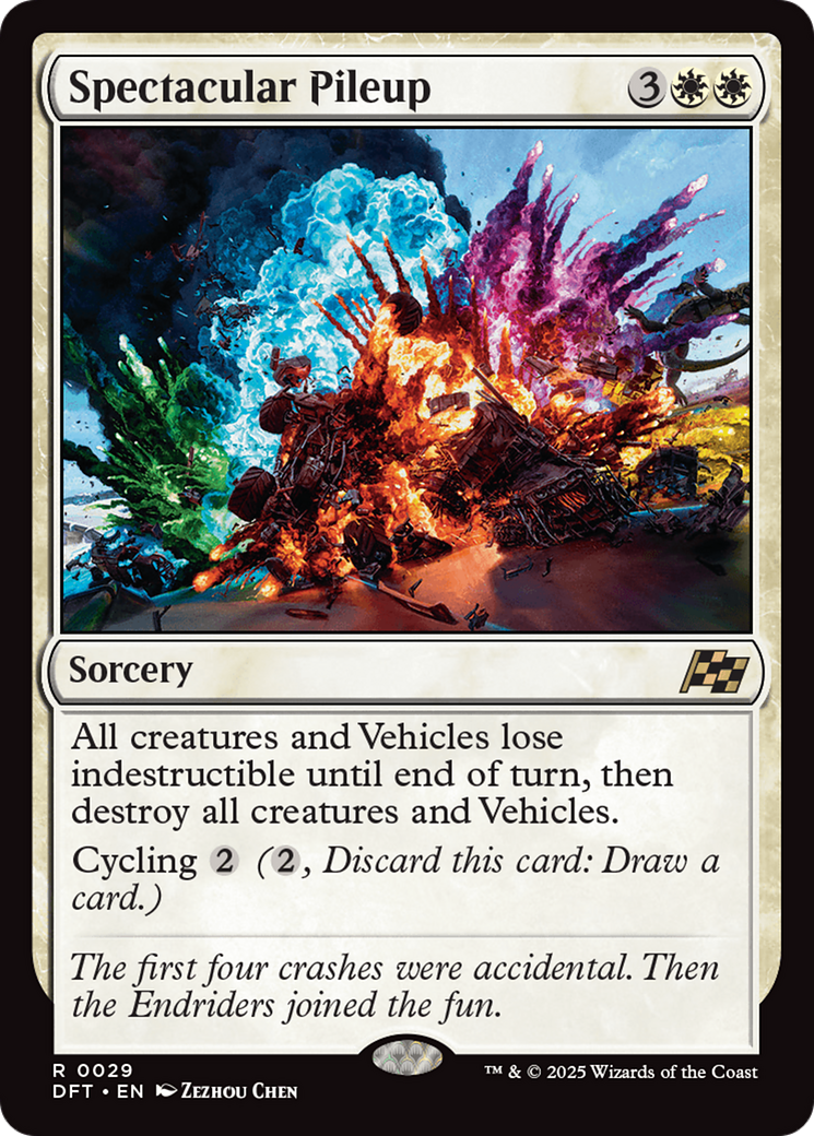 Spectacular Pileup Foil (029) - Aetherdrift