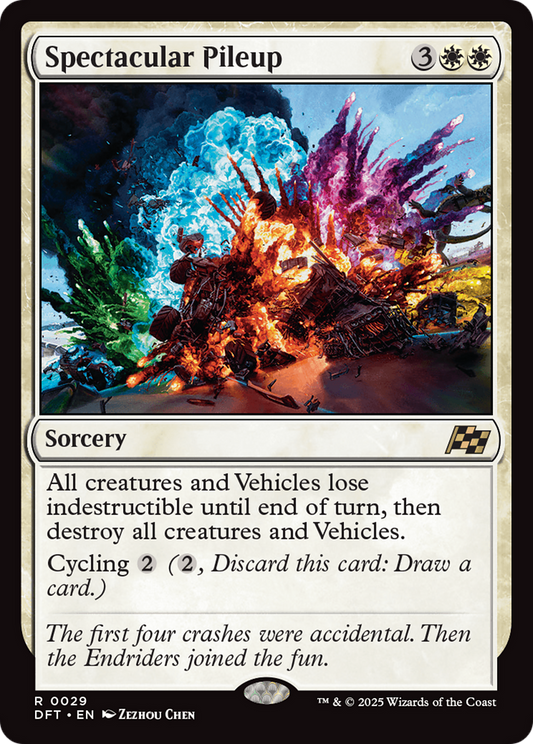 Spectacular Pileup Foil (029) - Aetherdrift