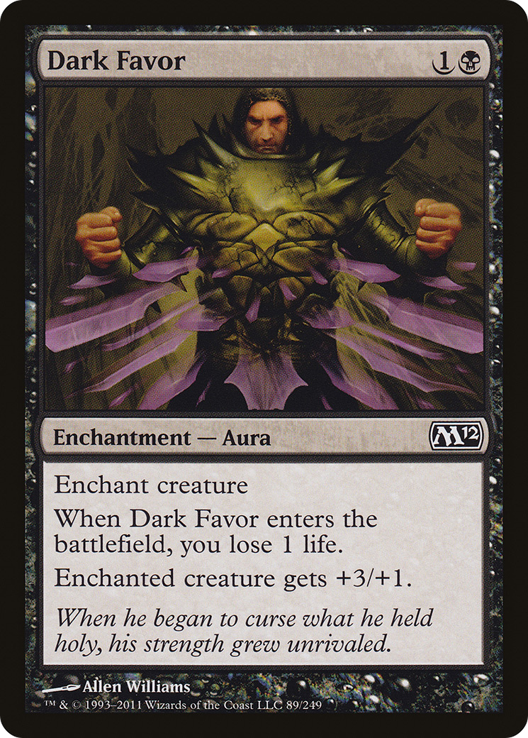 Dark Favor [Magic 2012] | Silver Goblin