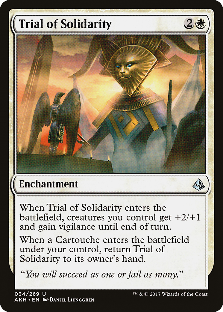 Trial of Solidarity [Amonkhet] | Silver Goblin