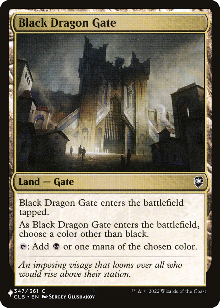 Black Dragon Gate (CLB-347)