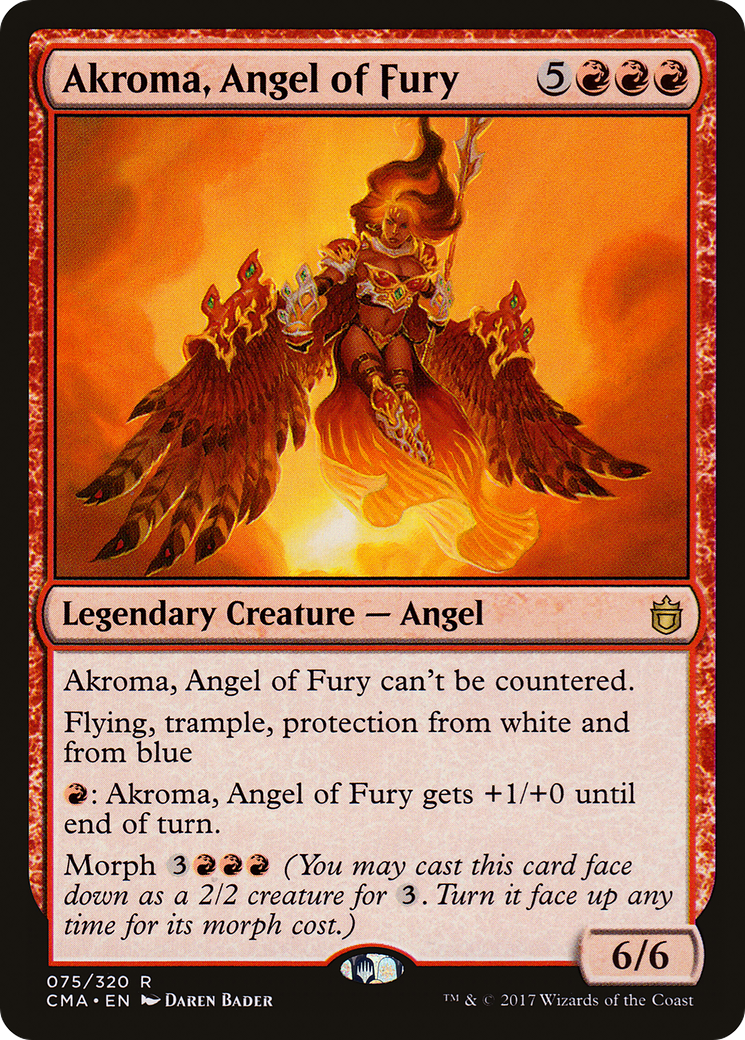 Akroma, Angel of Fury [Commander Anthology] | Silver Goblin