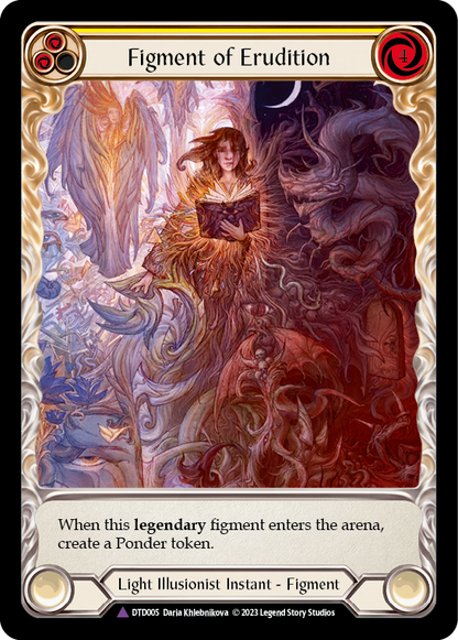 Figment of Erudition // Suraya, Archangel of Erudition (Marvel) Cold Foil (DTD005) - Dusk till Dawn