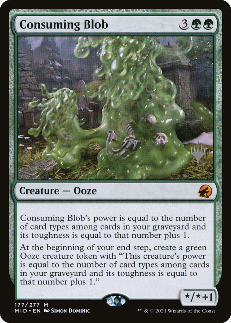 Consuming Blob (Promo Pack) [Innistrad: Midnight Hunt Promos] | Silver Goblin