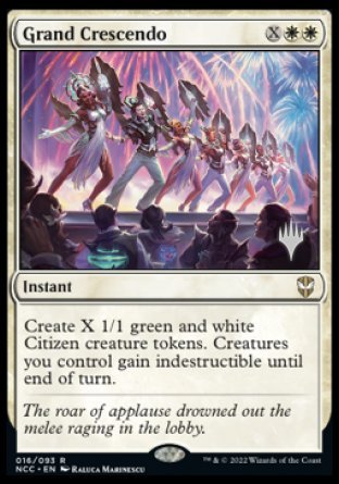 Grand Crescendo (Promo Pack) [Streets of New Capenna Commander Promos] | Silver Goblin