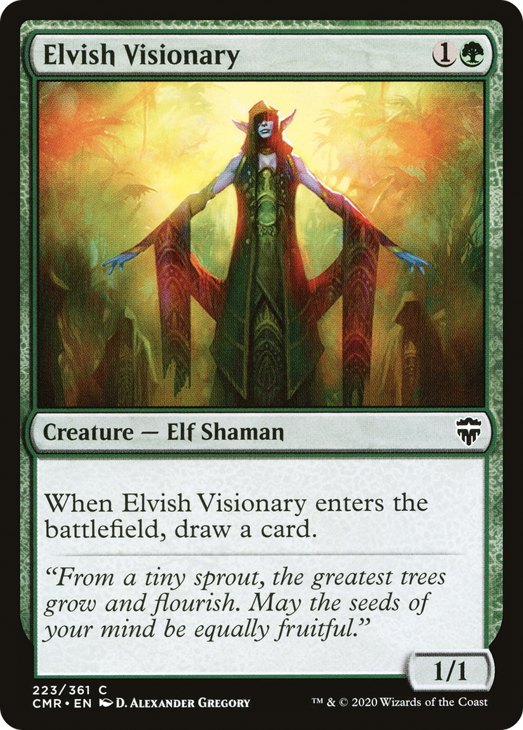 Elvish Visionary [Commander Legends] | Silver Goblin