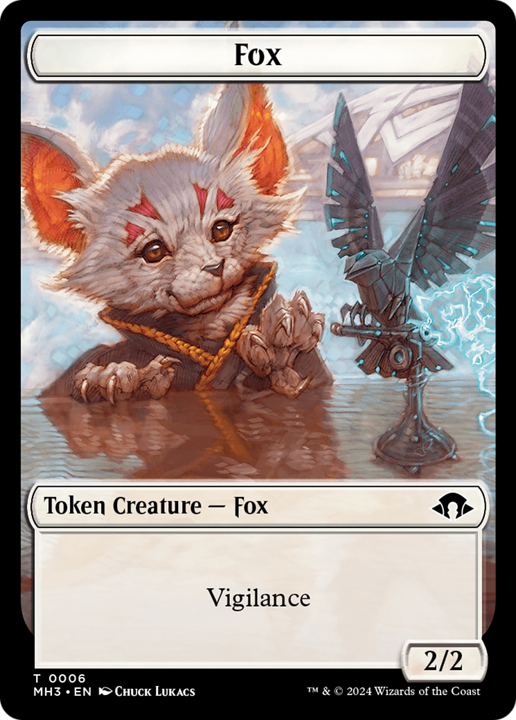 Phyrexian Germ // Fox Double-Sided Token [Modern Horizons 3 Tokens] | Silver Goblin