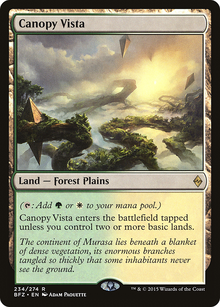 Canopy Vista [Battle for Zendikar] | Silver Goblin