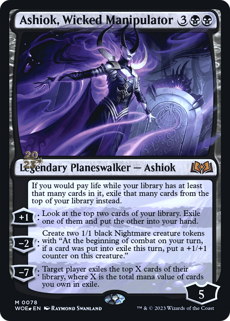 Ashiok, Wicked Manipulator [Wilds of Eldraine Prerelease Promos] | Silver Goblin