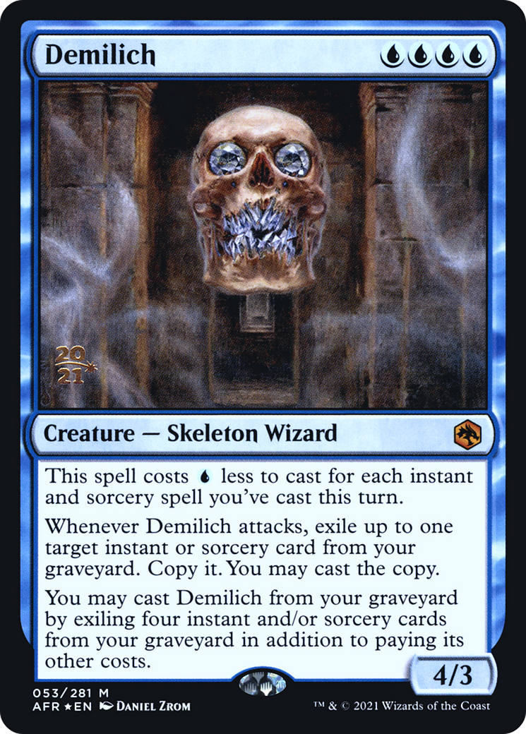 Demilich [Dungeons & Dragons: Adventures in the Forgotten Realms Prerelease Promos] | Silver Goblin