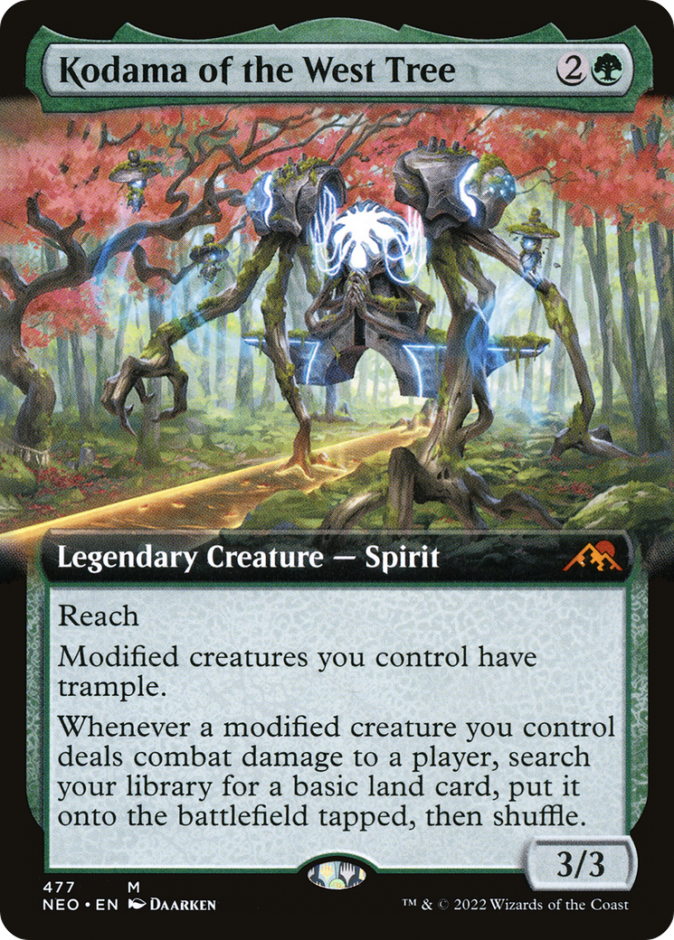 Kodama of the West Tree (Extended Art) [Kamigawa: Neon Dynasty] | Silver Goblin