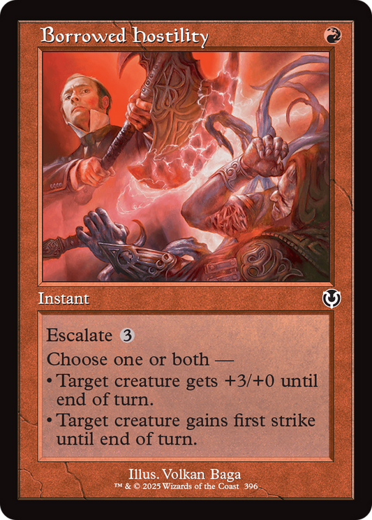 Borrowed Hostility (Retro Frame) (396) - Innistrad Remastered