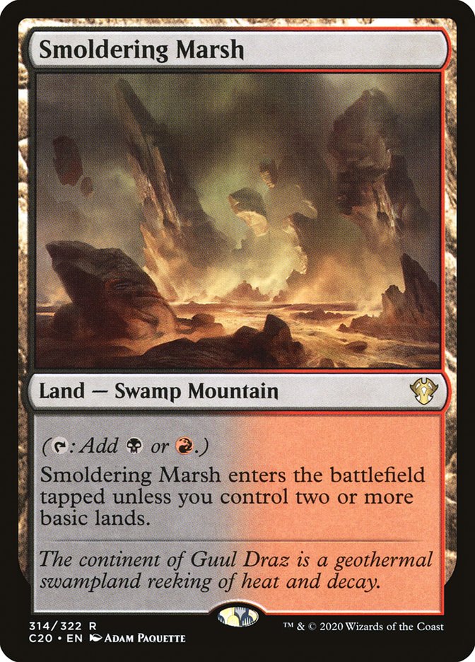 Smoldering Marsh [Commander 2020] | Silver Goblin