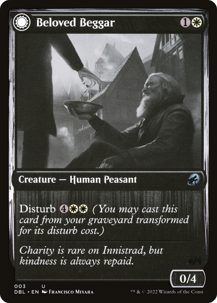 Beloved Beggar // Generous Soul [Innistrad: Double Feature] | Silver Goblin