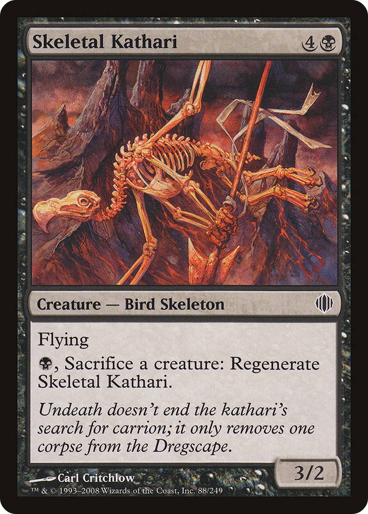 Skeletal Kathari [Shards of Alara] | Silver Goblin