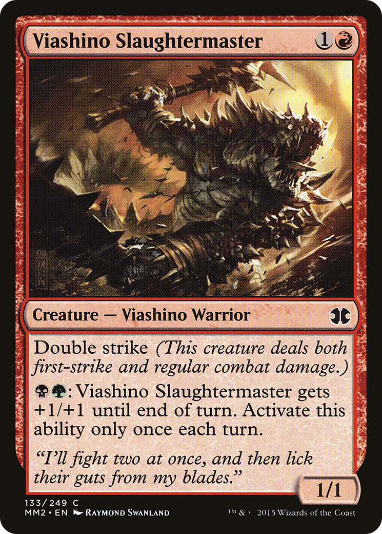 Viashino Slaughtermaster [Modern Masters 2015] | Silver Goblin