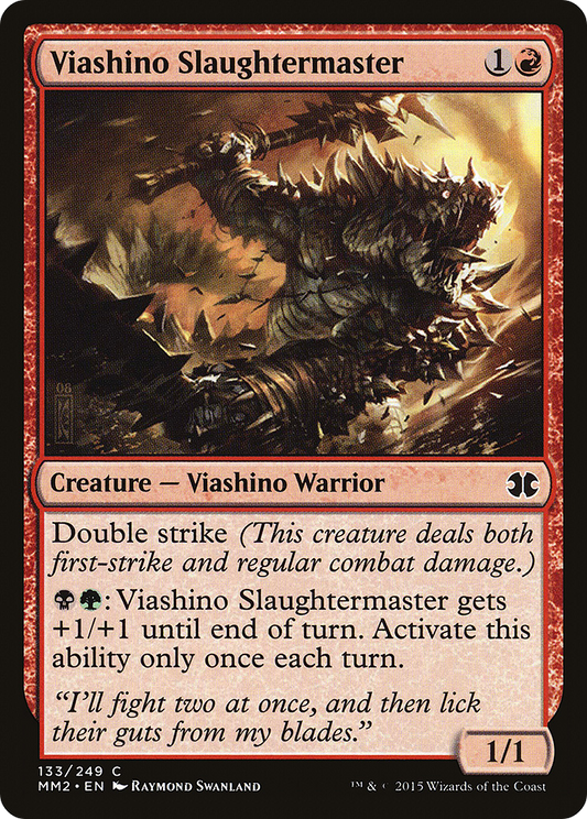 Viashino Slaughtermaster [Modern Masters 2015] Foil