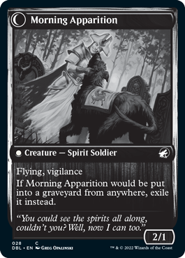 Mourning Patrol // Morning Apparition [Innistrad: Double Feature] | Silver Goblin