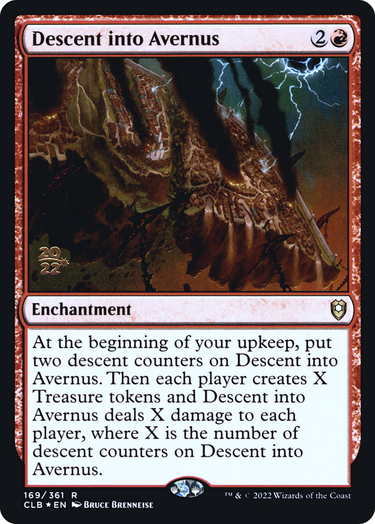 Descent into Avernus [Commander Legends: Battle for Baldur's Gate Prerelease Promos] | Silver Goblin