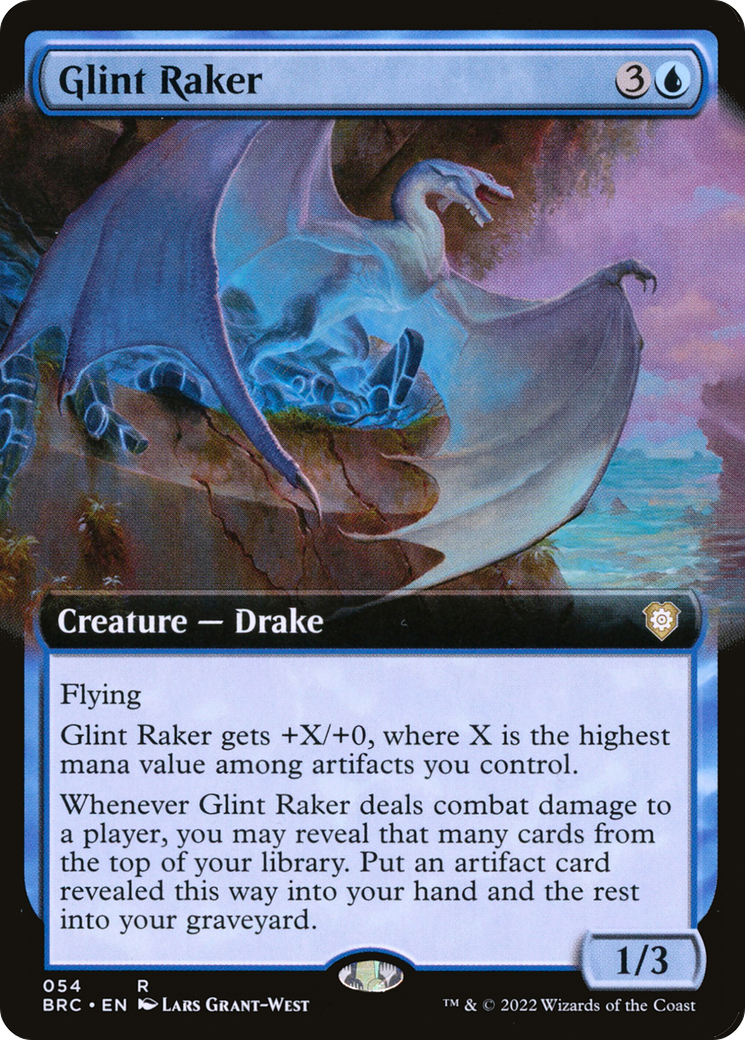 Glint Raker (Extended Art) [The Brothers' War Commander] | Silver Goblin