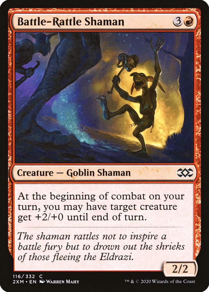 Battle-Rattle Shaman [Double Masters] | Silver Goblin