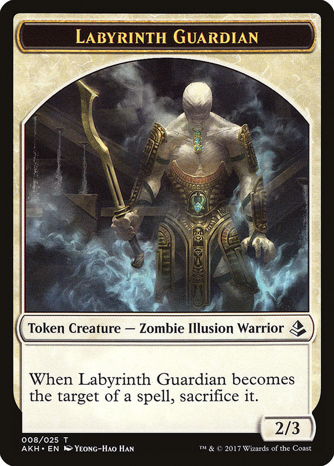 Labyrinth Guardian // Insect Double-Sided Token [Amonkhet Tokens] | Silver Goblin