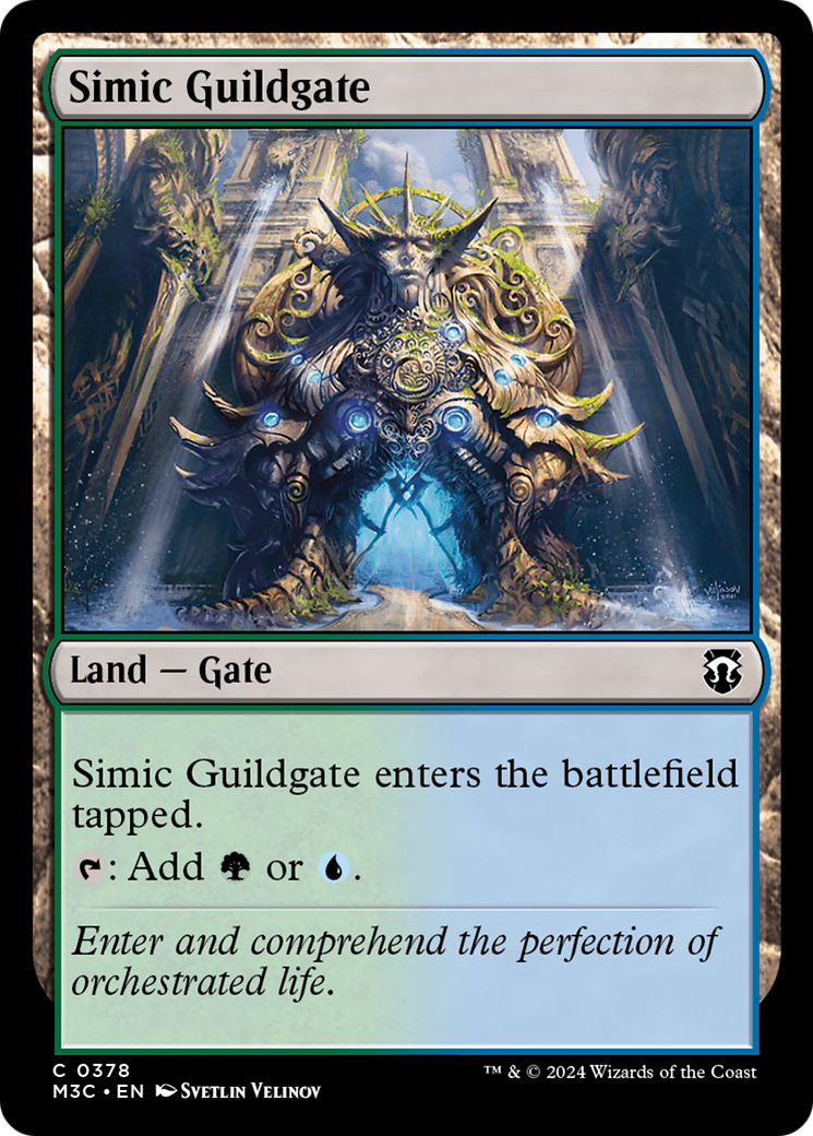 Simic Guildgate (Ripple Foil) [Modern Horizons 3 Commander] | Silver Goblin