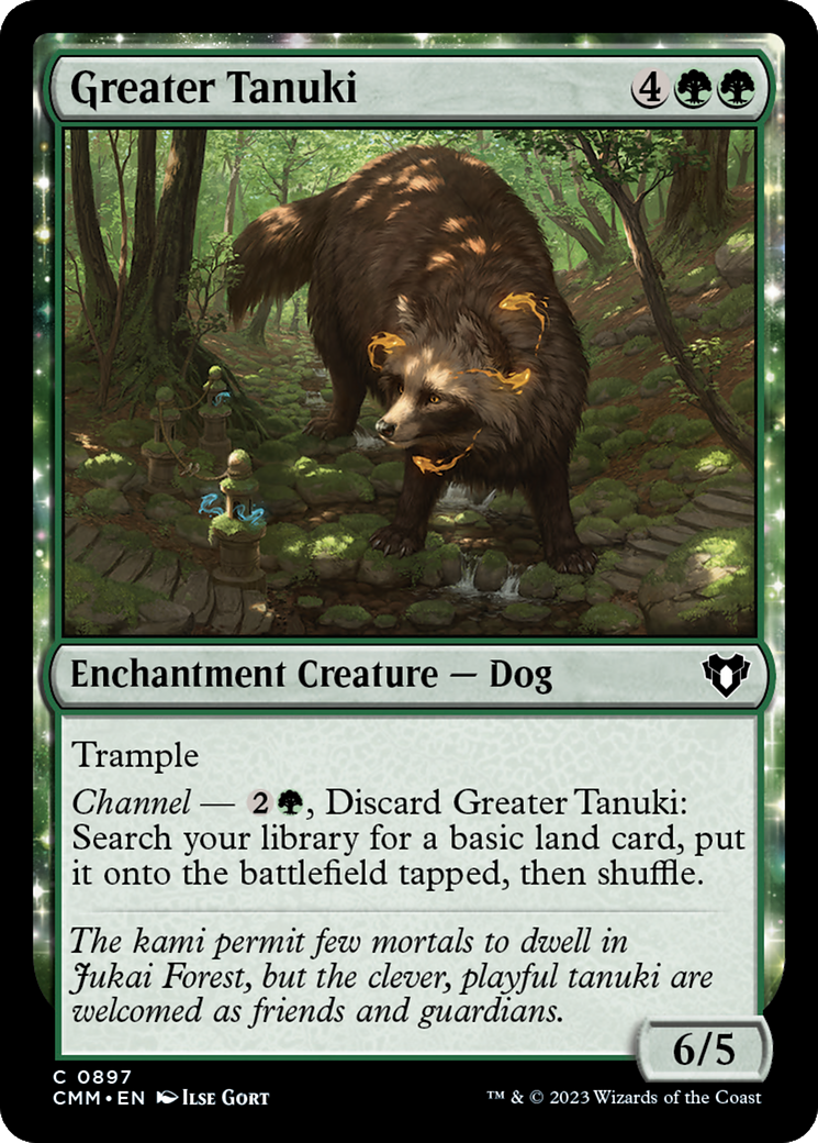 Greater Tanuki [Commander Masters] | Silver Goblin