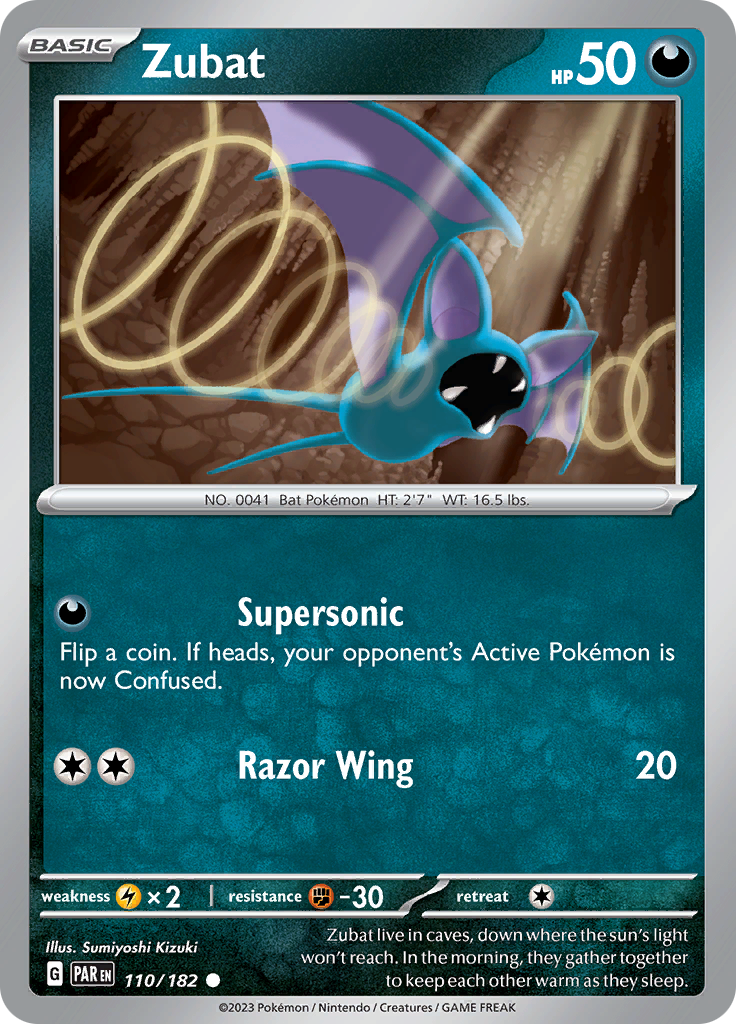 Zubat (110/182) [Scarlet & Violet: Paradox Rift] | Silver Goblin