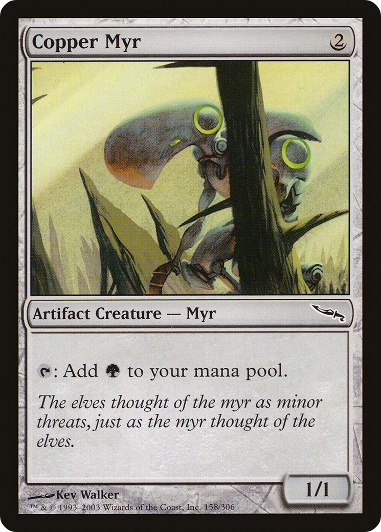 Copper Myr [Mirrodin] | Silver Goblin