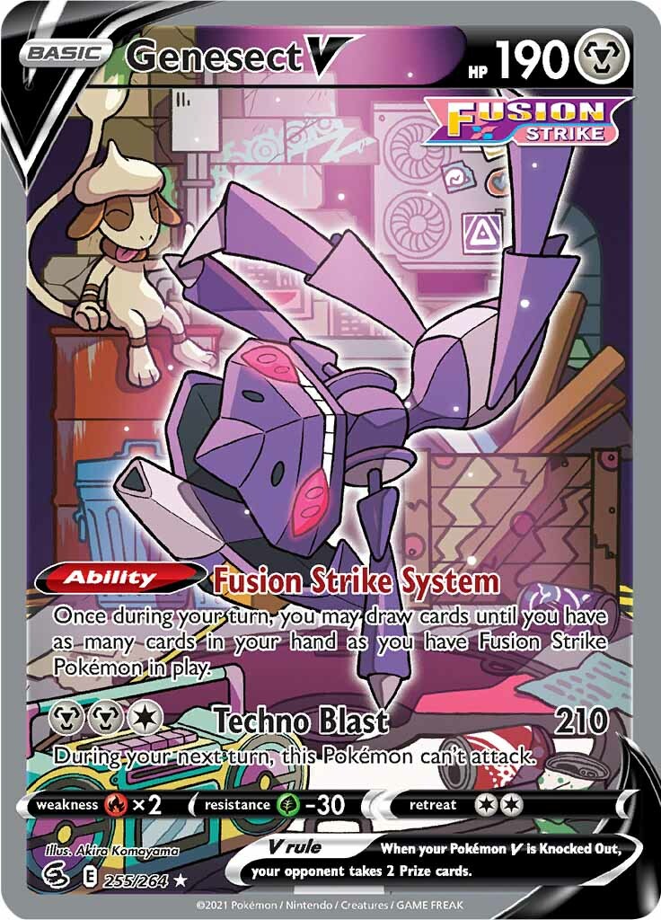 Genesect V (255/264) [Sword & Shield: Fusion Strike] | Silver Goblin