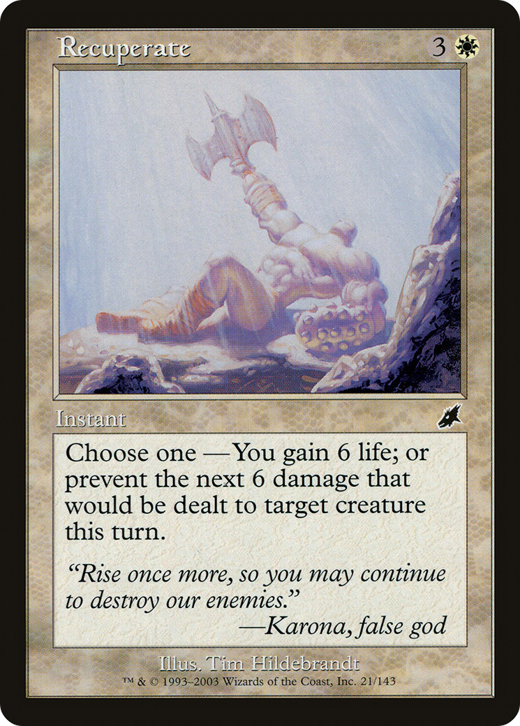 Recuperate [Scourge] Foil
