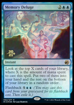 Memory Deluge [Innistrad: Midnight Hunt Prerelease Promos] | Silver Goblin