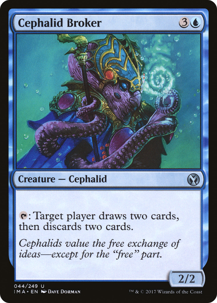 Cephalid Broker [Iconic Masters] | Silver Goblin