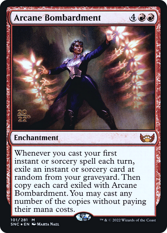 Arcane Bombardment [Streets of New Capenna Prerelease Promos]