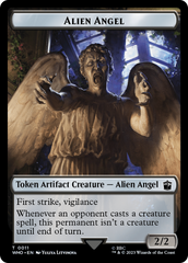 Copy // Alien Angel Double-Sided Token [Doctor Who Tokens] | Silver Goblin