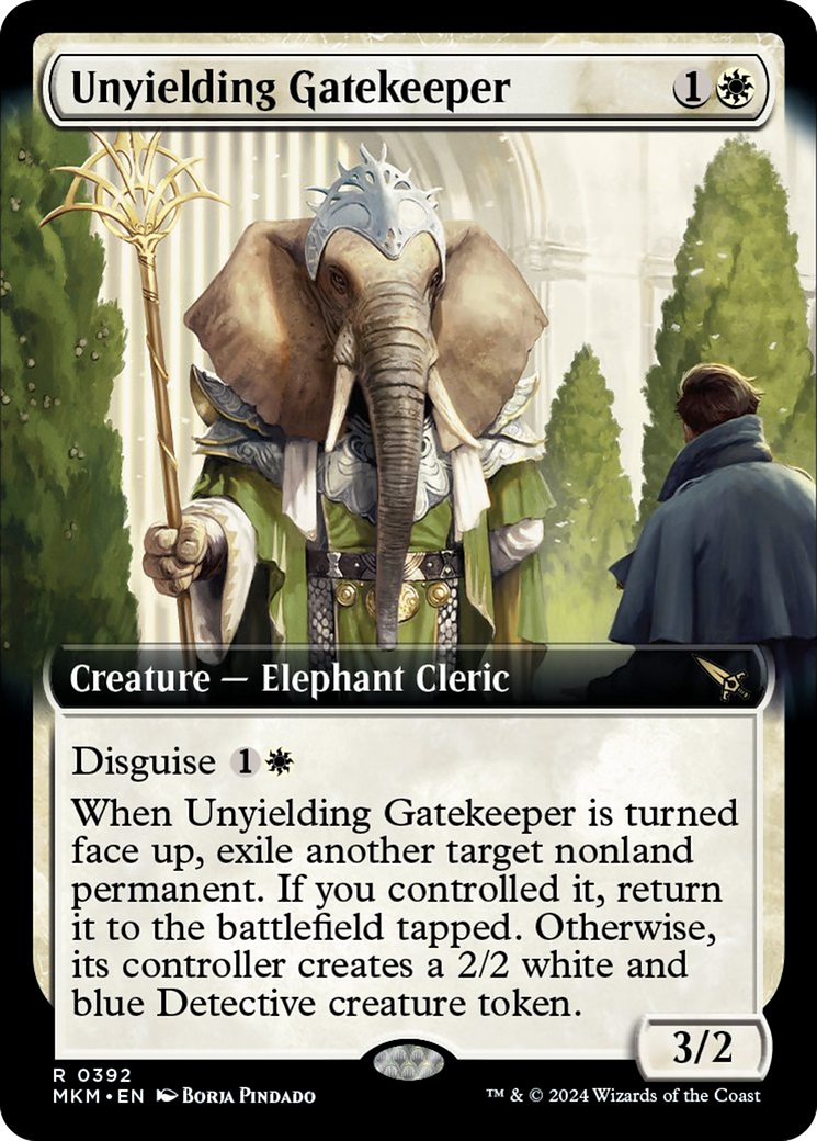 Unyielding Gatekeeper (Extended Art) [Murders at Karlov Manor] | Silver Goblin