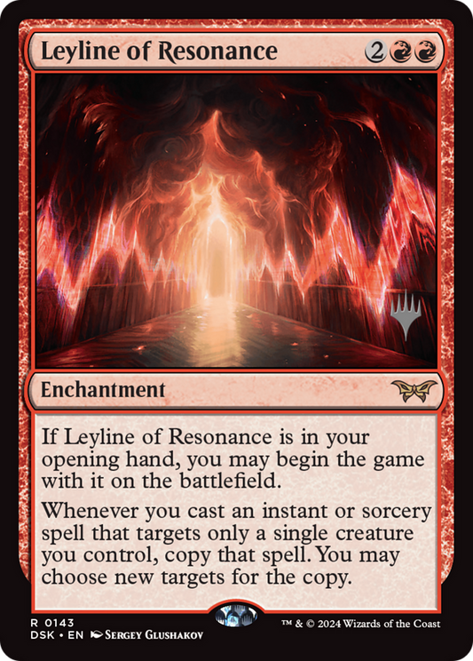 Leyline of Resonance [Duskmourn: House of Horror Promos]