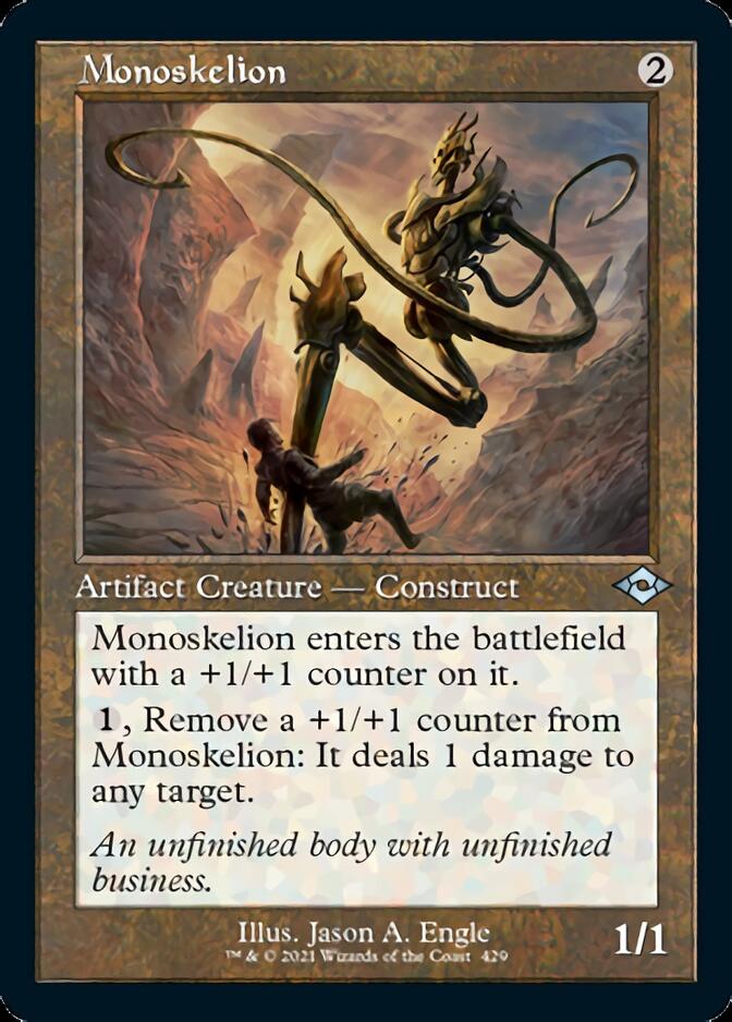 Monoskelion (Retro Foil Etched) [Modern Horizons 2] | Silver Goblin