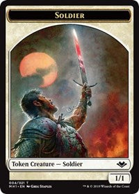 Soldier (004) // Myr (019) Double-Sided Token [Modern Horizons Tokens] | Silver Goblin