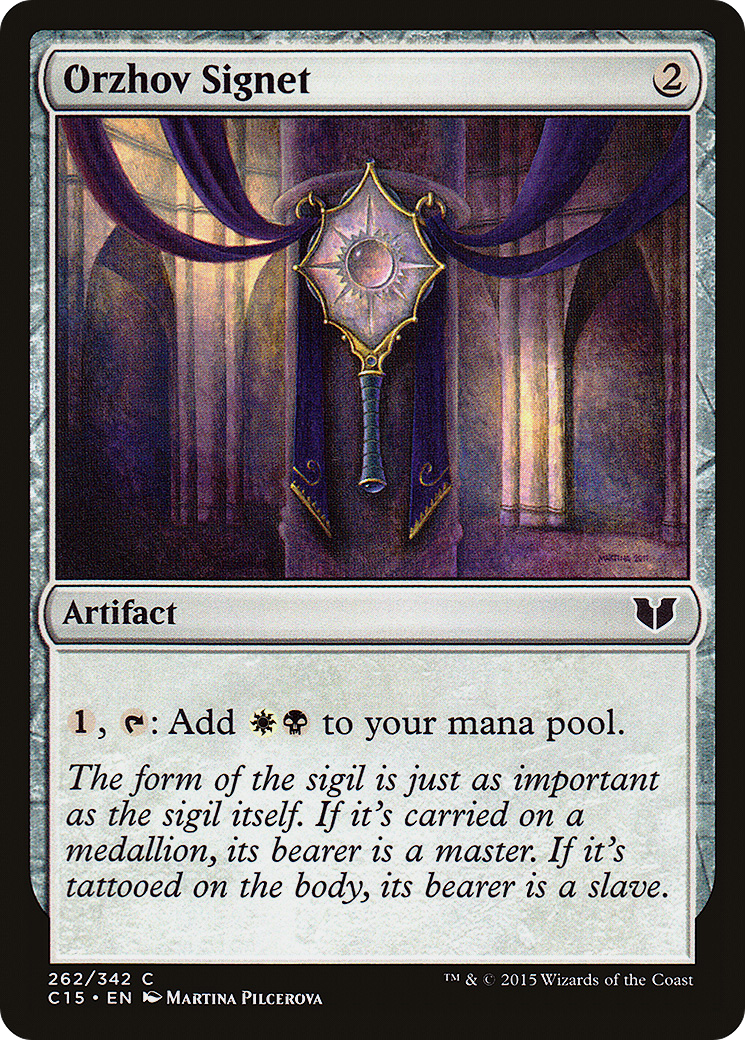 Orzhov Signet [Commander 2015] | Silver Goblin