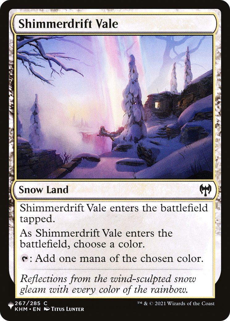 Shimmerdrift Vale: (snow) (KHM-267)