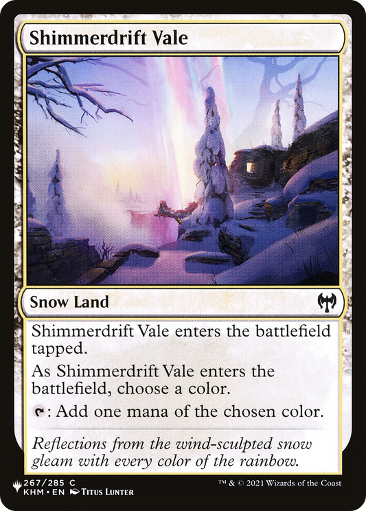 Shimmerdrift Vale: (snow) (KHM-267)