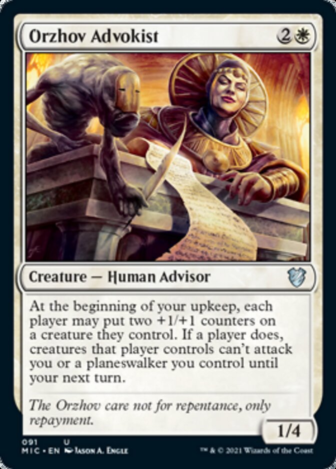 Orzhov Advokist [Innistrad: Midnight Hunt Commander] | Silver Goblin