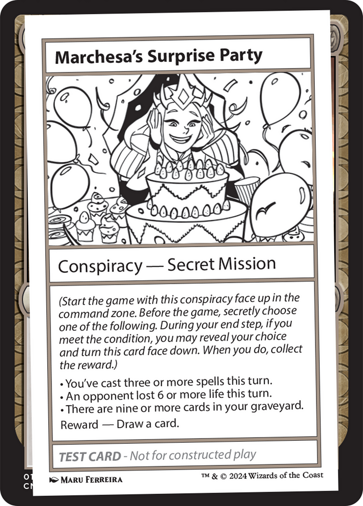 Marchesa's Surprise Party [Mystery Booster 2 Playtest Cards] | Silver Goblin