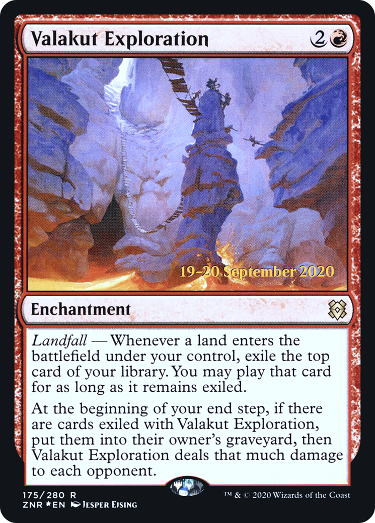 Valakut Exploration [Zendikar Rising Prerelease Promos] | Silver Goblin