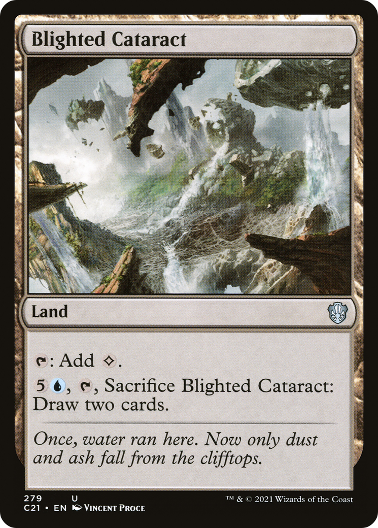 Blighted Cataract [Commander 2021] | Silver Goblin