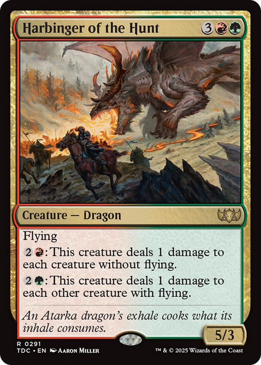 Harbinger of the Hunt (291) - Commander: Tarkir: Dragonstorm